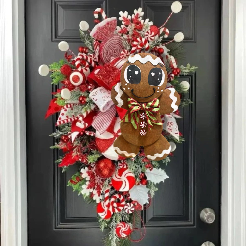 Handmade Gingerbread Wreath Accessory