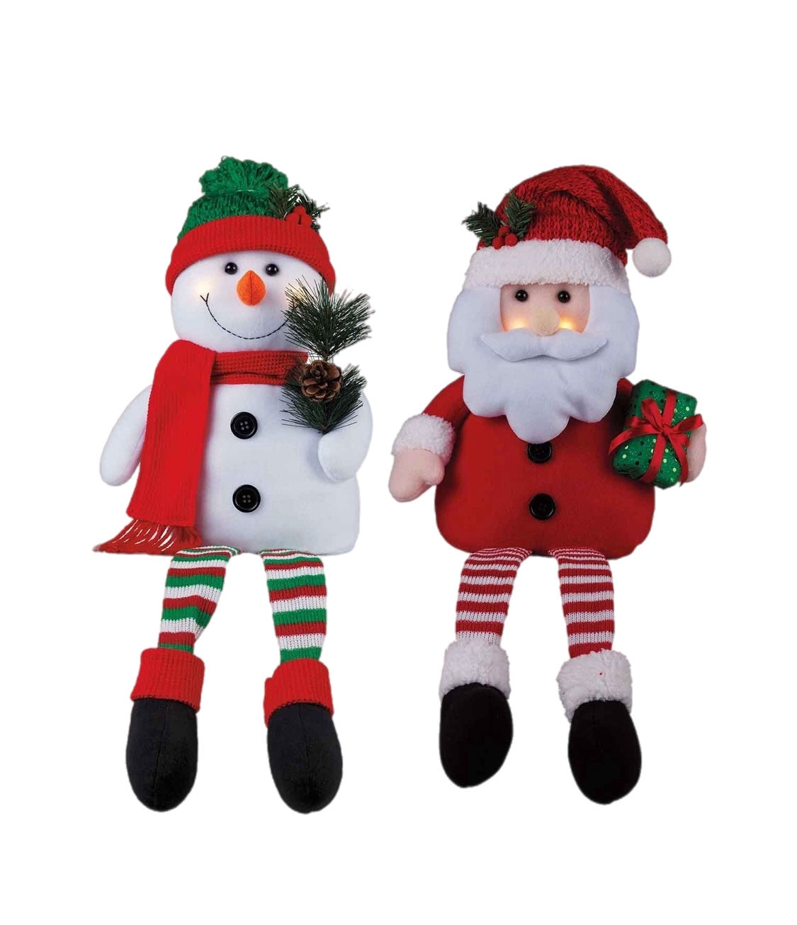 Santa & Snowman Shelf Sitter