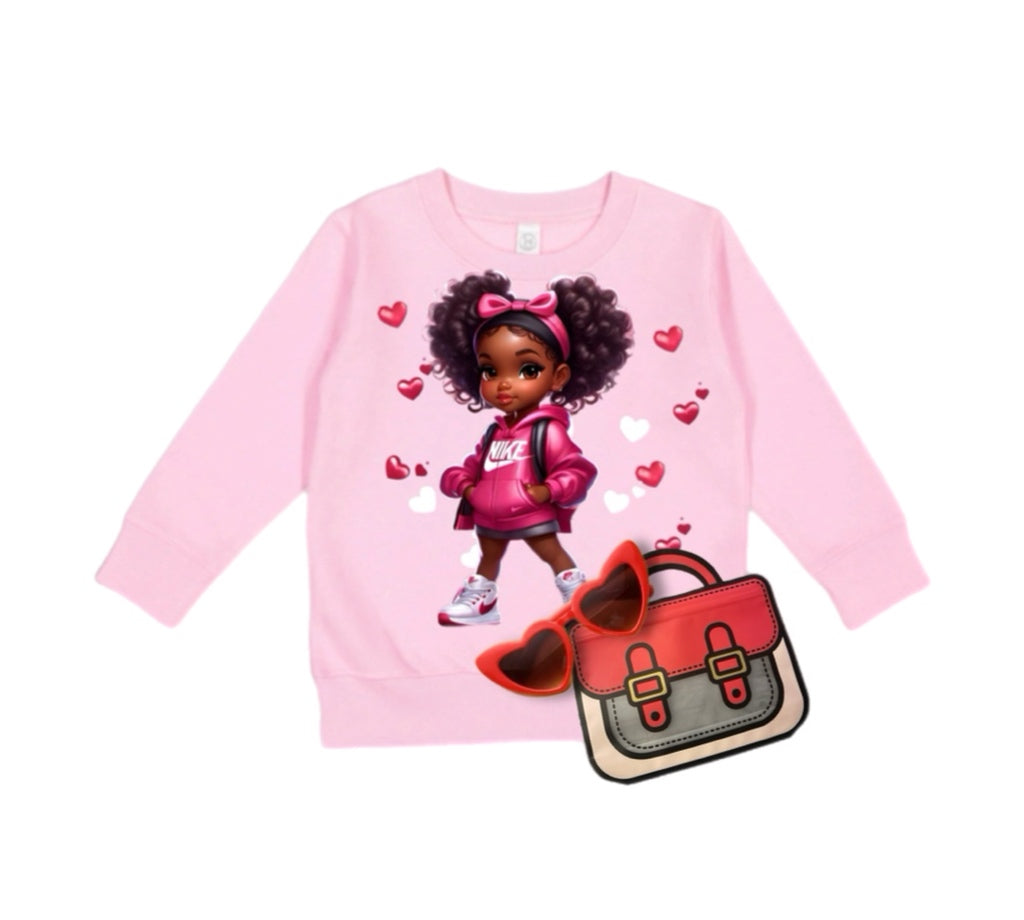 Heart Cutie Sweatshirt Set